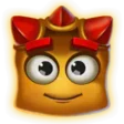 Símbolo laranja de dois olhos do Reactoonz